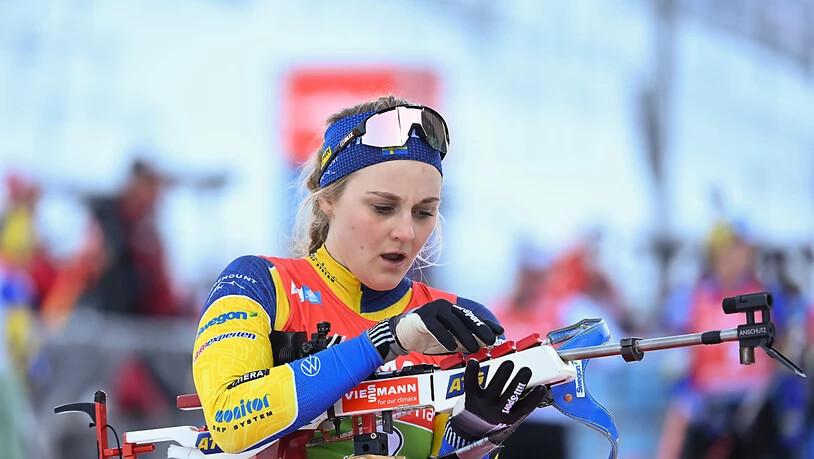 Stina Nilsson, die 23-fache Weltcupsiegerin im Langlauf, fasst nun auch im Biathlon Fuss.