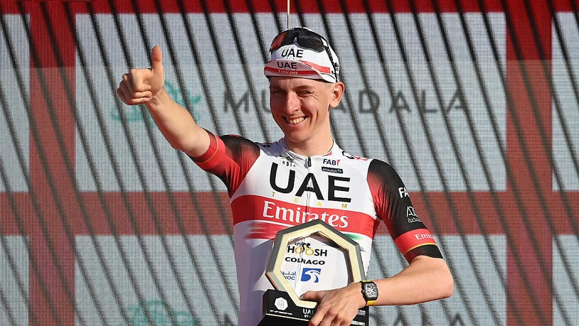 Nach dem Gesamtsieg bei der UAE Tour in den Vereinigten Arabischen Emiraten triumphierte der Slowene Tadej Pogacar auch bei den Strade Bianche