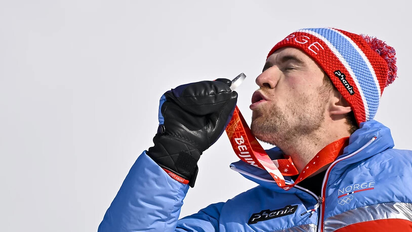 Aleksander Kilde holte sich in Kvitfjell den vierten Super-G-Sieg der Saison