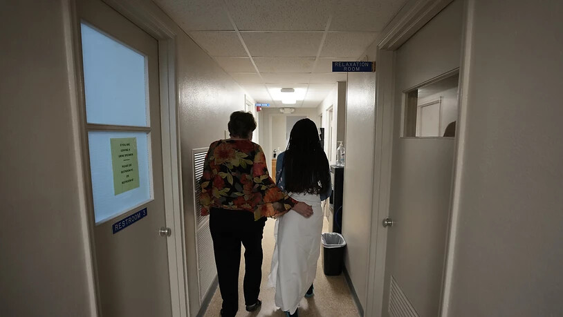 Frauen in einer Abtreibungsklinik im US-Bundesstaat Texas. (Archivbild)