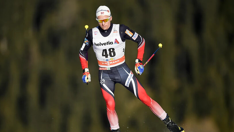 Gibt vollen Schub: Der Routinier Didrik Tönseth nutzte die Abwesenheit der Weltbesten für seinen vierten Weltcupsieg. (Archivaufnahme).