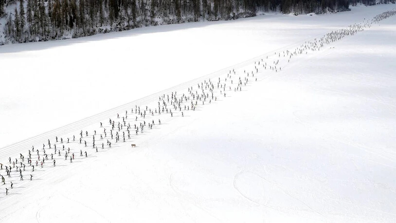 Engadin Skimarathon von Maloja nach S-chanf.