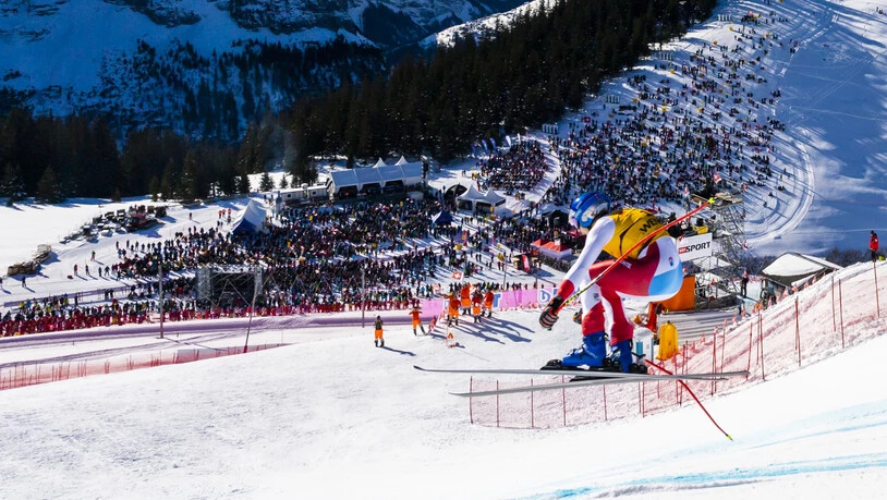 Marco Odermatt auf der legendären Laubernhornabfahrt