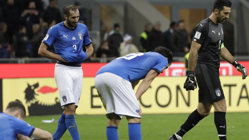 Apokalypse in Italien: 2018 scheiterte die "Squadra Azzurra" in der WM-Barrage an Schweden