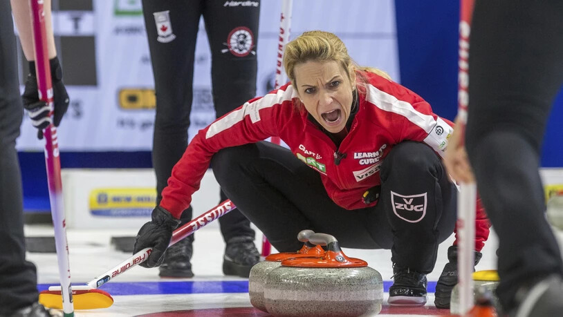 Silvana Tirinzoni kommandiert ihre Mitspielerinnen unmissverständlich