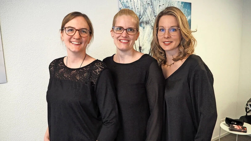 Das Team ist parat: Katrin Lienhard, Nadja Zsabo Winter und Daniela Heinzel (von links) freuen sich auf die Arbeit in der neuen Elggis-Praxis.