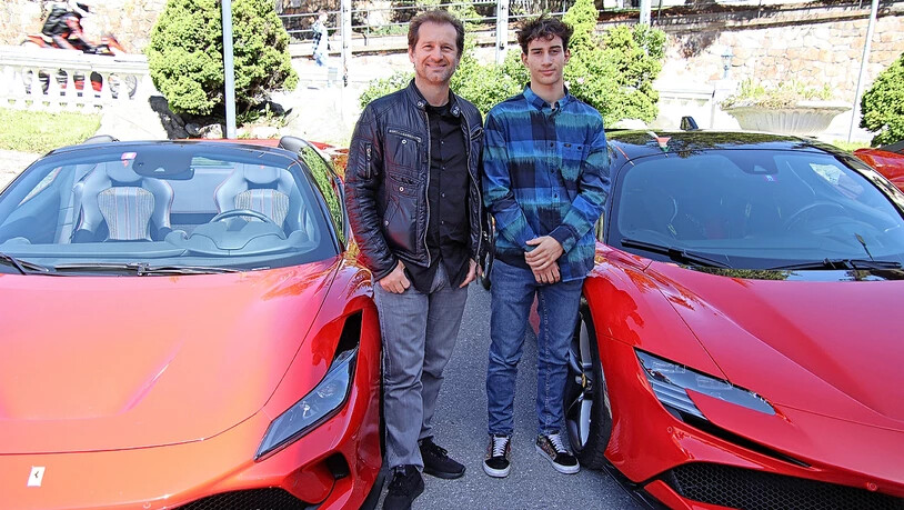 Jarno (l.) und Enzo Trulli.