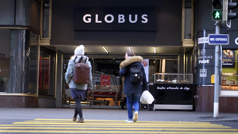 Eingang des Globus-Geschäfts in Lausanne. (Archivbild)