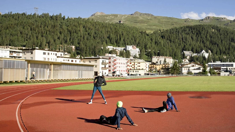 Wichtig: Sportler von Swiss Olympic beim Höhentraining in St. Moritz.