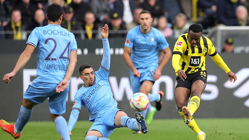 Youssoufa Moukoko liess sich von Bochum nicht stoppen und erzielte zwei Treffer für Dortmund