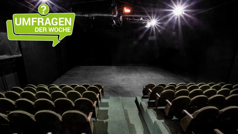 Blick auf die Bühne: Nicht viele von euch gehen gerne ins Theater.