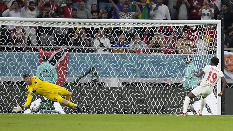 Alphonso Davies vergibt vom Penaltypunkt Kanadas beste Chance auf das erste WM-Tor