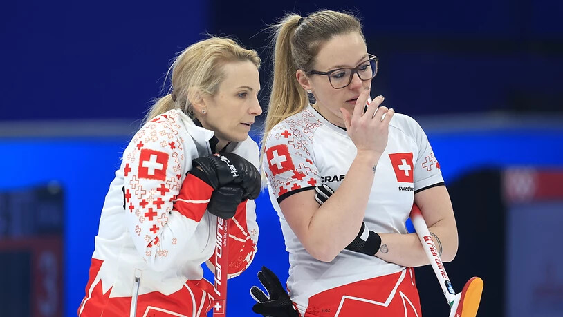 Silvana Tirinzoni (links) und Alina Pätz waren an der EM gefordert