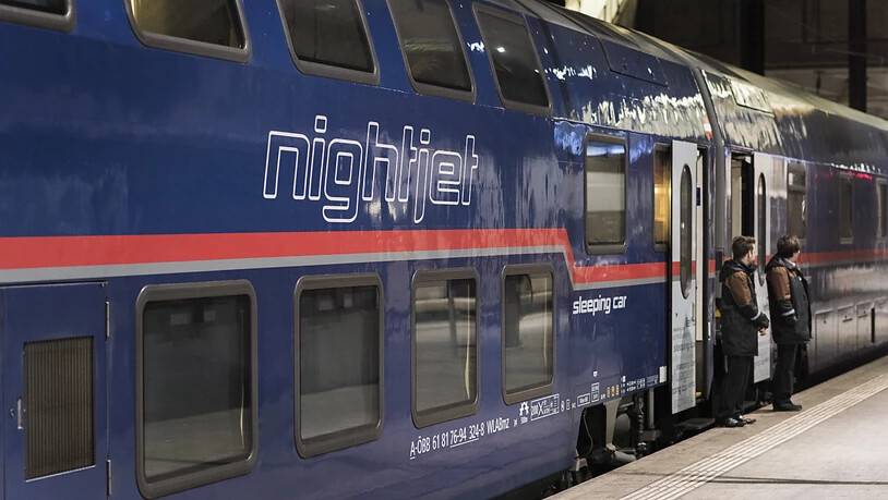 Dieser Nightjet mit Schlafwagen von Zürich nach Wien fällt am Sonntag und Montag wegen des ÖBB-Warnstreiks aus. (Archivbild vom November 2018)