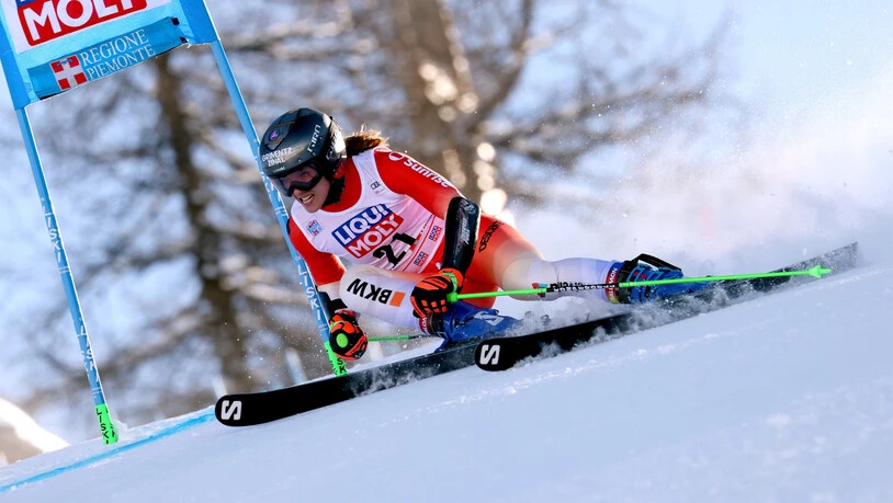 Riesenslalom: Die Schweizerin Camille Rast landet auf dem 22. Platz.