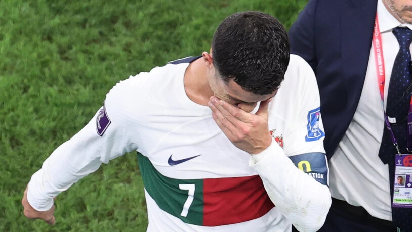Rührende Szene nach dem Out: untröstlicher Cristiano Ronaldo