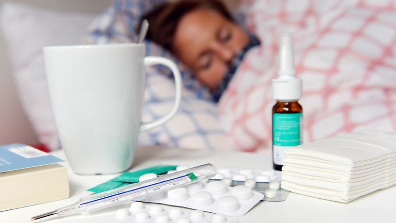 Grippeähnliche Erkrankungen sind in der Schweiz auf dem Vormarsch. (Symbolbild)