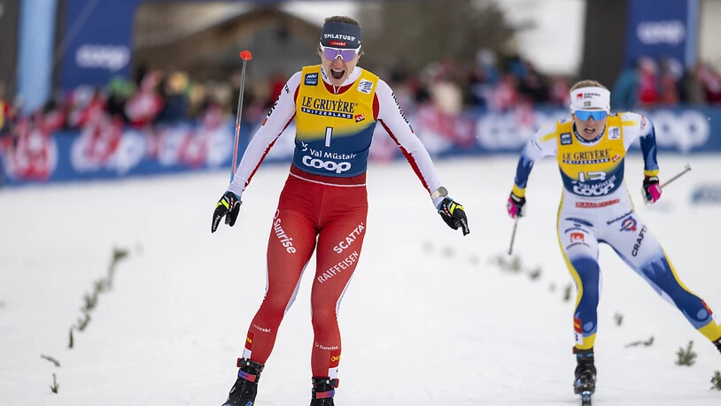 Über 10 km nicht so stark wie im Sprint: Nadine Fähndrich fällt am Neujahrstag auf den 9. Platz zurück
