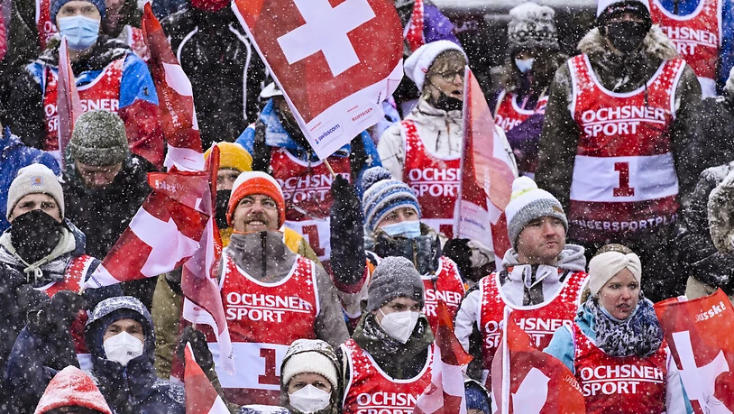 Nach dem Ende der Corona-Massnahmen wird es in Adelboden wieder ein fröhliches Skifest geben