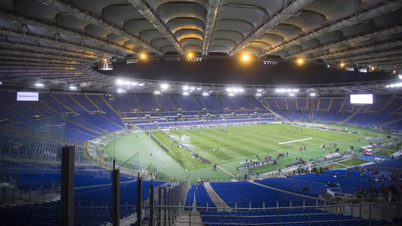 Die "Curva Nord" im Olympiastadion von Rom bleibt im kommenden Spiel geschlossen