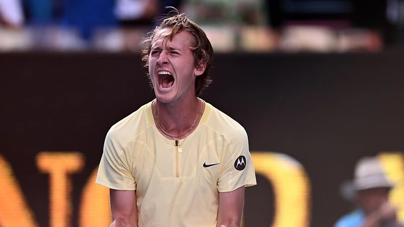 Sebastian Korda freut sich am Australian Open