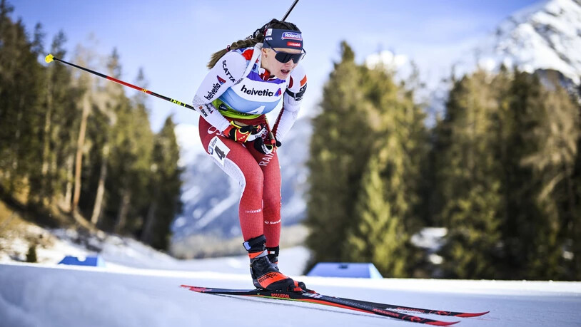 Wunderbare Landschaft: Die Prättigauerin Lea Meier startet in Lenzerheide im 15 Kilometer-Einzelrennen der Frauen.