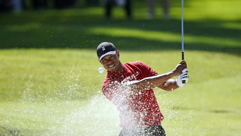Kehrt nach sieben Monaten Pause auf die PGA Tour zurück: Tiger Woods vor drei Jahren auf dem Kurs in Pacific Palisades