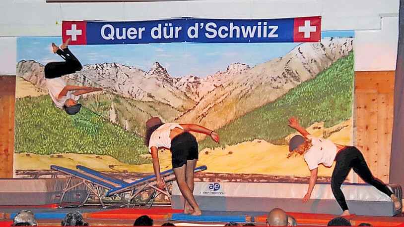 Der TV Davos hatte am Unterhaltungsabend des TV Unterschnitt einen Gastauftritt.
