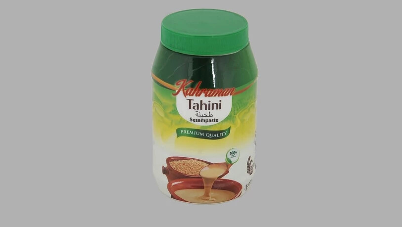 Der Bund warnt vor Salmonellen der Tahini Sesampaste in der 500-Gramm-Packung der Marke Kahraman.