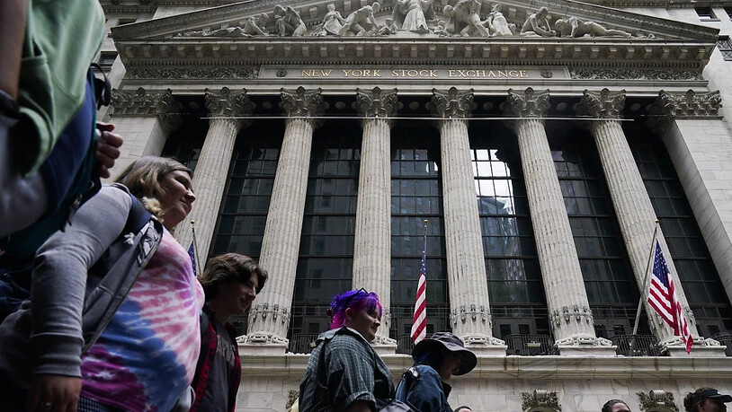 Die New York Stock Exchange an der Wall Street. (Archivbild)
