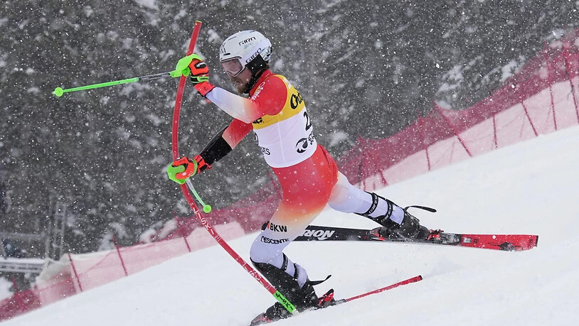 Marc Rochat sicherte sich trotz seinem Ausscheiden im ersten Lauf die Teilnahme im finalen Slalom in Soldeu