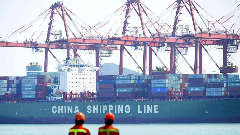 Die Ausfuhren aus China sind zuletzt deutlich gesunken. (Archivbild)
