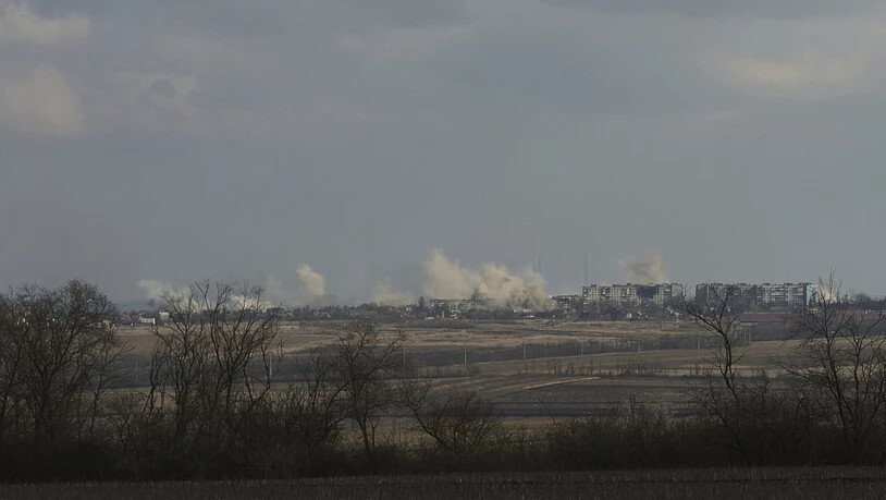 Die Stadt Bachmut ist der Schauplatz der schwersten Kämpfe in der Ukraine. Foto: LIBKOS/AP/dpa