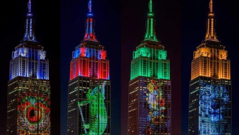 Mögliches Vorbild: Auch das berühmte Empire State Building in New York wurde schon künstlerlisch in Szene gesetzt.