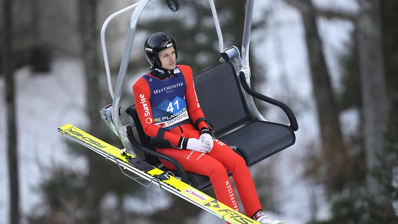 Gregor Deschwanden sammelt die Gedanken auf dem Weg zum Schanzenturm. (Archivaufnahme)