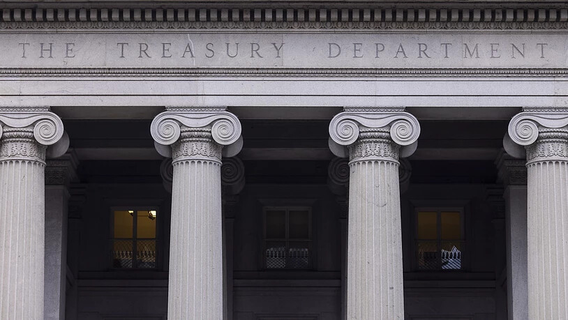 Begrüsst den Beistand grosser US-Banken für die First Republic Bank: Das US-Finanzministerium in Washington D. C. (Archivbild)