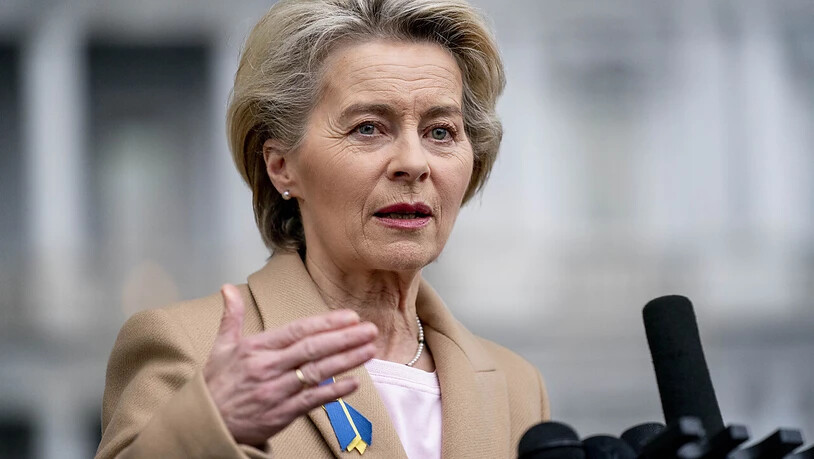 Die Präsidentin der Europäischen Kommission: Ursula von der Leyen. Foto: Andrew Harnik/AP/dpa