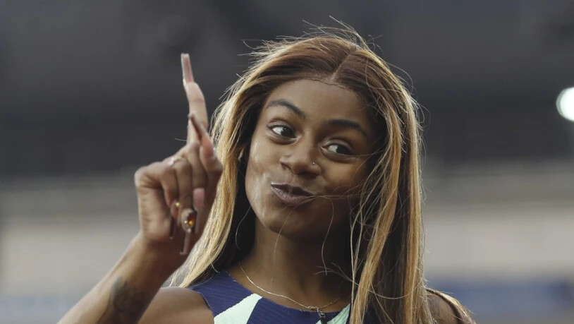 Das Lächeln der Siegerin Sha`Carri Richardson (Archivaufnahme)