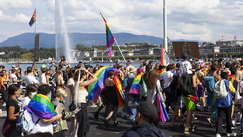 Die Genfer "Pride" findet alle zwei Jahre statt. (Archivbild von 2021)