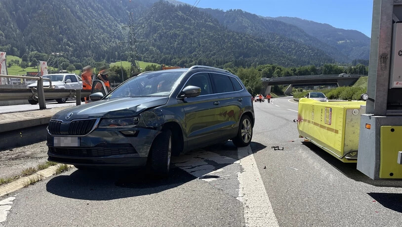 Autobahn A13: Beim Unfall ist ein Sachschaden entstanden. 
