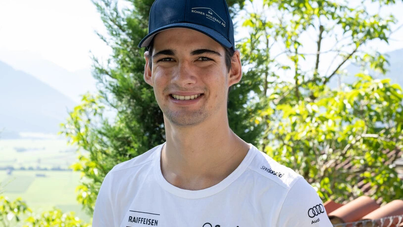 Gehört zu den zehn besten Skispringern der Schweiz: Der 19-jährige Yanick Wasser aus Benken.