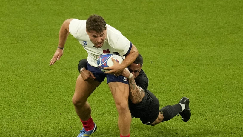 Frankreichs Captain und Hoffnungsträger: Antoine Dupont sollte gerade rechtzeitig für die Viertelfinals von einer Jochbein-Verletzung zurückkehren