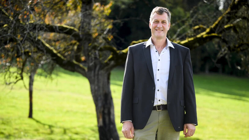 Thomas Stettler (SVP) ist neu in den Nationalrat gewählt worden. (KEYSTONE/Jean-Christophe Bott)