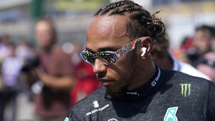Lewis Hamilton im Mercedes sicherte sich Platz 2