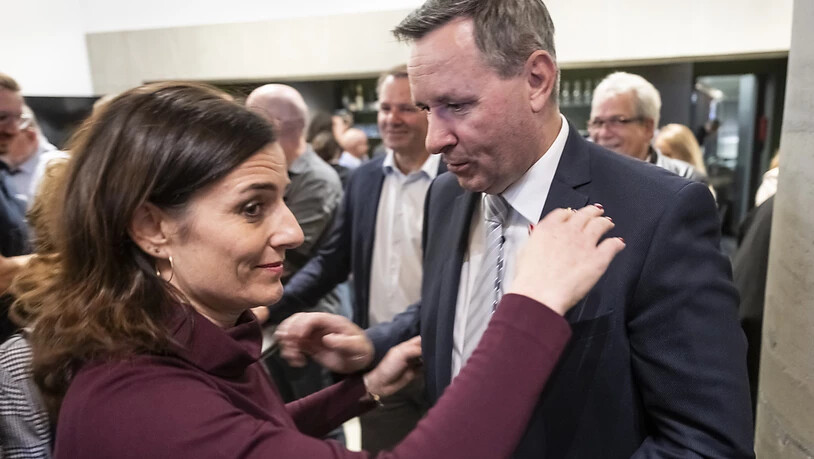 Das neue Berner Duo im Ständerat: Flavia Wasserfallen (SP) und Werner Salzmann (SVP).