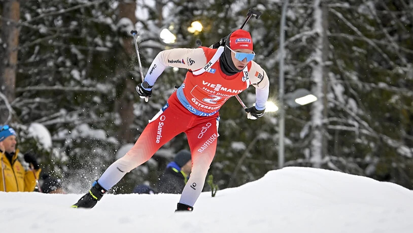Niklas Hartweg läuft in der Single-Mixed-Staffel offensiv