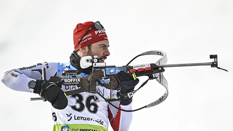 Überzeugte beim Weltcup-Sprint der Biathleten in Hochfilzen am Schiessstand: Joscha Burkhalter, der zehn von zehn Scheiben abräumte