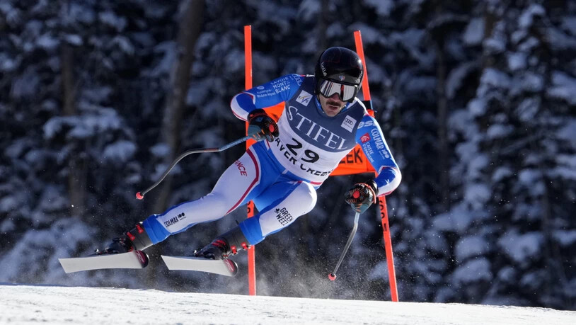 Der Franzose Cyprien Sarrazin, vor dem Jahreswechsel Sieger der Weltcup-Abfahrt in Bormio, fuhr am Mittwoch Trainingsbestzeit