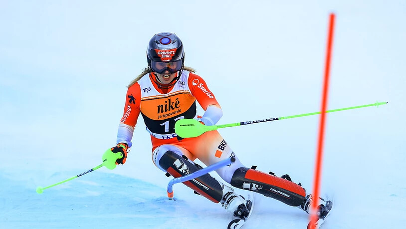 Camille Rast fehlen lediglich neun Hundertstel zum ersten Weltcup-Podestplatz