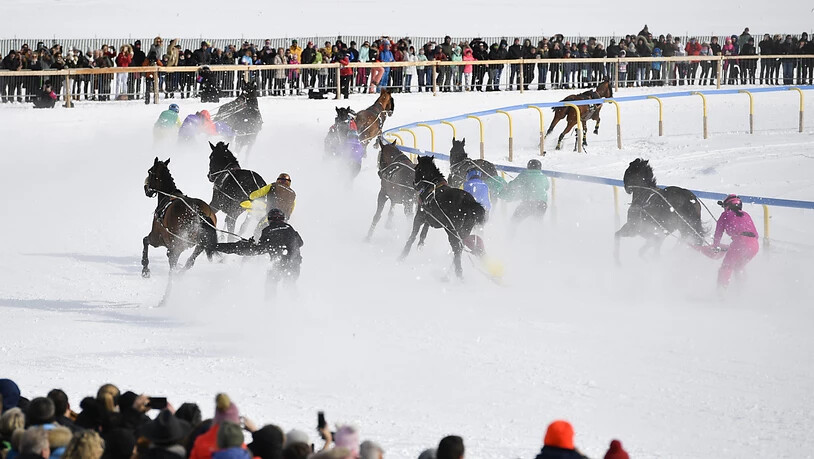 Impression vom White Turf in St. Moritz